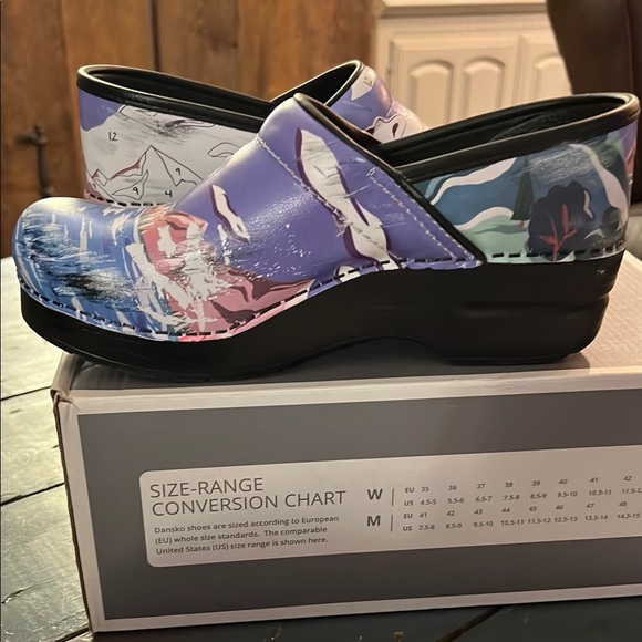 Dansko Professional Twin Pro Paint by Number Artistic Clogs - Multicolor - Picture 4 of 9